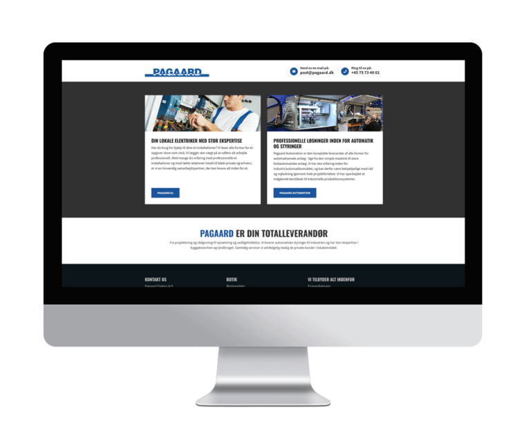 webdesign indgangsportal