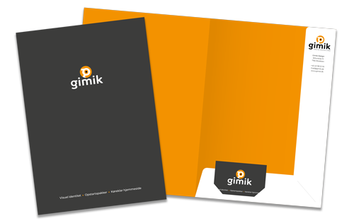 grafisk design salgsmappe